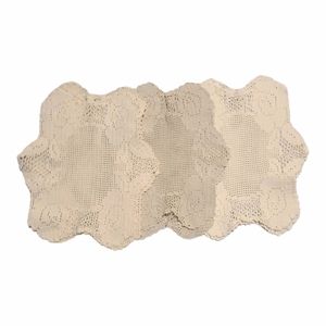 Vintage Small Doilies in 3 Colors Set of 6